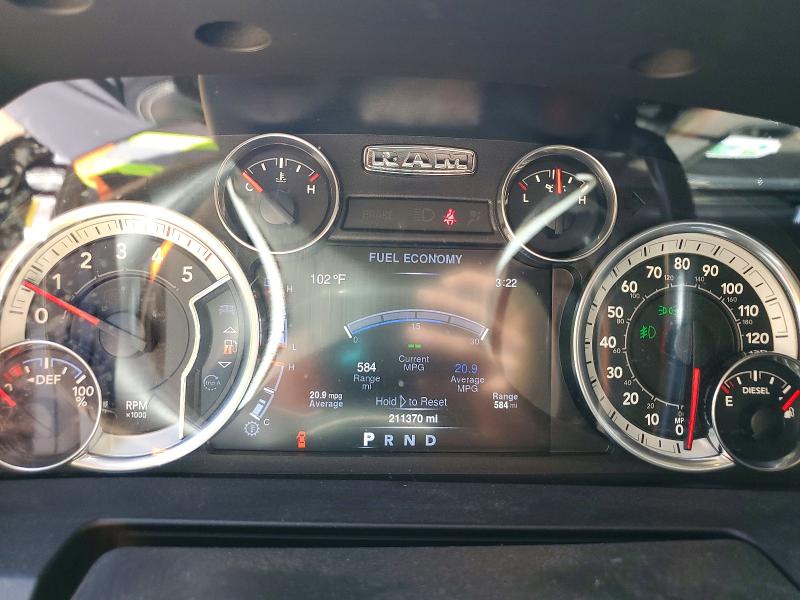2016 Ram 2500 VIN 3C6UR5FL0GG298679 COPART salvage auction — FRONT END, GA - CERT OF TITLE-SALVAGE, sold $5,800 on 2026-08-01 (photo 9)