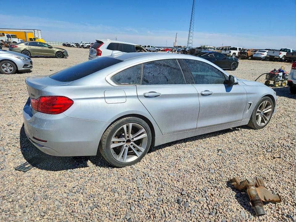 2017 BMW 4er VIN WBA4F7C57HG787240 COPART salvage auction — SIDE, Tx - Certificate Of Title, sold $1,650 on 2026-07-28 (photo 3)