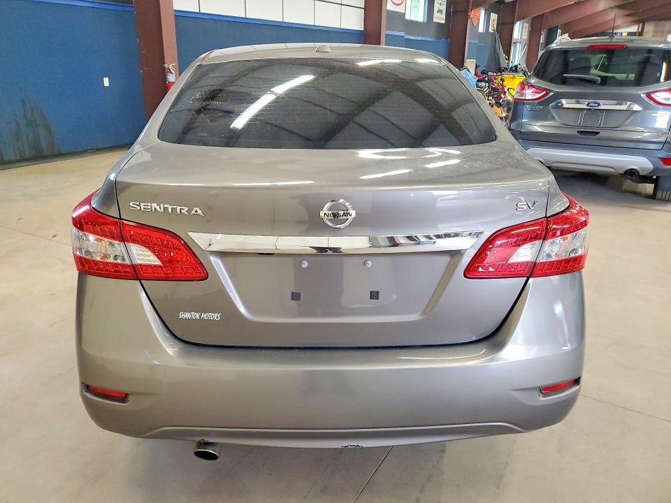 2015 Nissan Sentra VIN 3N1AB7AP0FL671461 COPART salvage auction — REAR END, CT - CERTIFICATE OF TITLE, sold $2,500 on 2026-08-20 (photo 6)