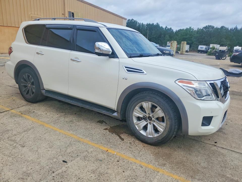 2018 Nissan Armada VIN JN8AY2NC3J9558762 COPART salvage auction — FRONT END, Sc - Cert Of Title-Salvage, sold $9,100 on 2026-07-17 (photo 4)