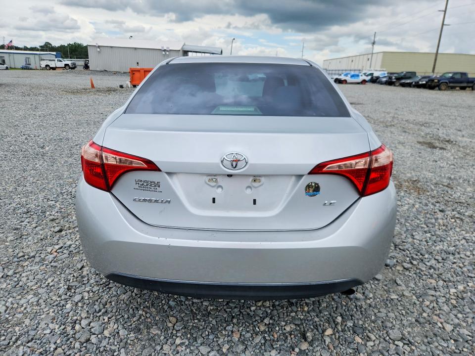 2018 Toyota Corolla VIN 5YFBURHE4JP752759 COPART salvage auction — VANDALISM, Ga - Cert Of Title-Salvage, sold $3,300 on 2026-07-14 (photo 6)