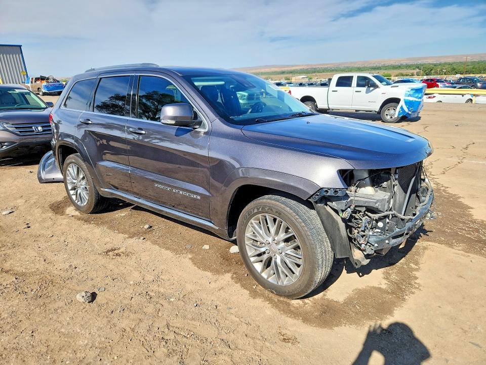 2017 Jeep Grand cherokee VIN 1C4RJFJT4HC844035 COPART salvage auction — FRONT END, Nm - Cert Of Title-Salvage, sold $3,600 on 2026-07-23 (photo 4)