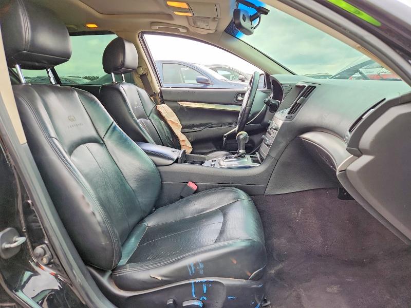 2012 Infiniti G VIN JN1DV6AP9CM810938 COPART salvage auction — SIDE, Ca - Salvage Certificate, sold $750 on 2026-07-07 (photo 7)