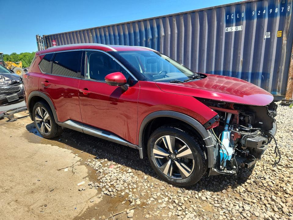 2021 Nissan Rogue VIN JN8AT3CB1MW241177 COPART salvage auction — FRONT END, Wi - Junked Vehicle Bill Of Sale, sold $4,500 on 2026-07-13 (photo 4)