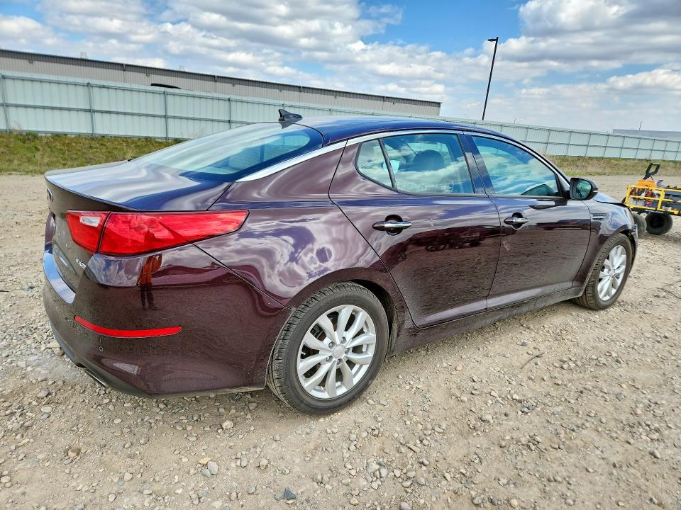 2014 Kia Optima VIN 5XXGN4A71EG274820 COPART salvage auction — FRONT END, Mn - Cert Of Title-Salvage, sold $3,500 on 2026-07-20 (photo 3)
