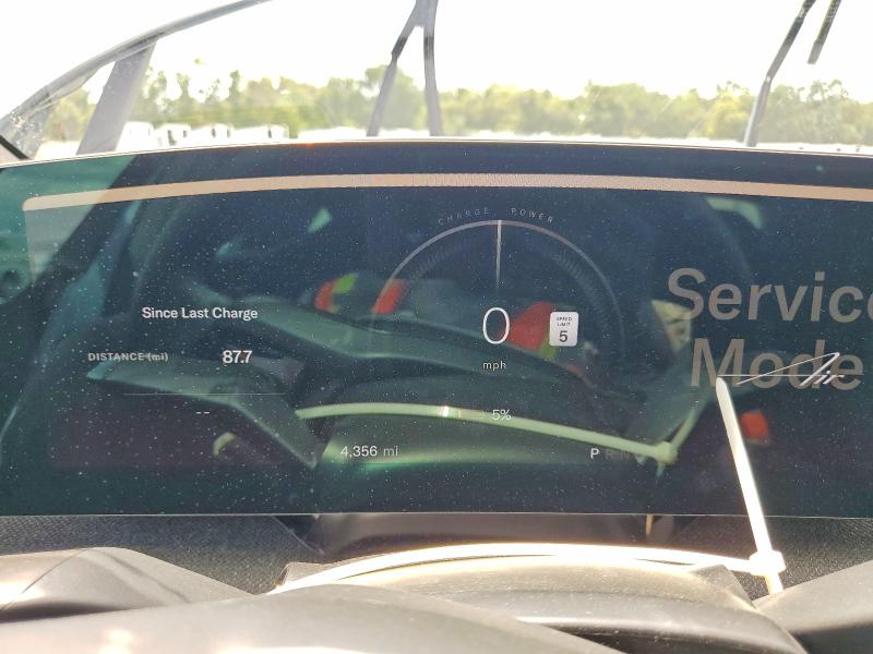 2026 Lucid Air VIN 50EA1GBA4TA005311 COPART salvage auction — FRONT END, Fl - Cert Of Title Slvg Rebuildable, sold $25,500 on 2026-07-20 (photo 9)