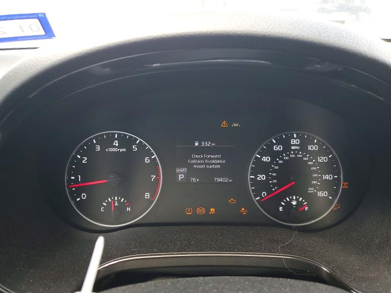2022 Kia Seltos VIN KNDEUCA22N7304652 COPART salvage auction — FRONT END, Tx - Salvage Vehicle Title, sold $2,750 on 2026-07-02 (photo 9)