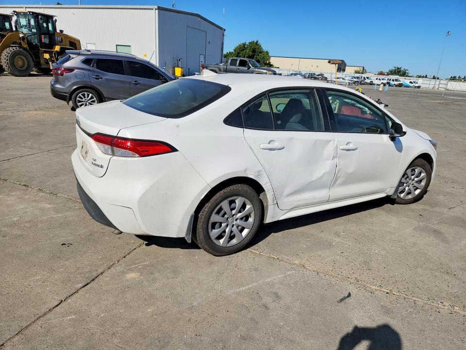 2023 Toyota Corolla VIN JTDBCMFE2P3016431 COPART salvage auction — REAR END, Ca - Salvage Certificate, sold $5,800 on 2026-07-13 (photo 3)