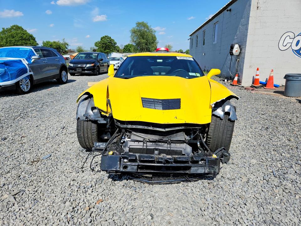 2019 Chevrolet Corvette stingray VIN 1G1YA2D77K5122467 COPART salvage auction — FRONT END, Ny - Mv-907A Salvage Certificate, sold $14,300 on 2026-07-02 (photo 5)
