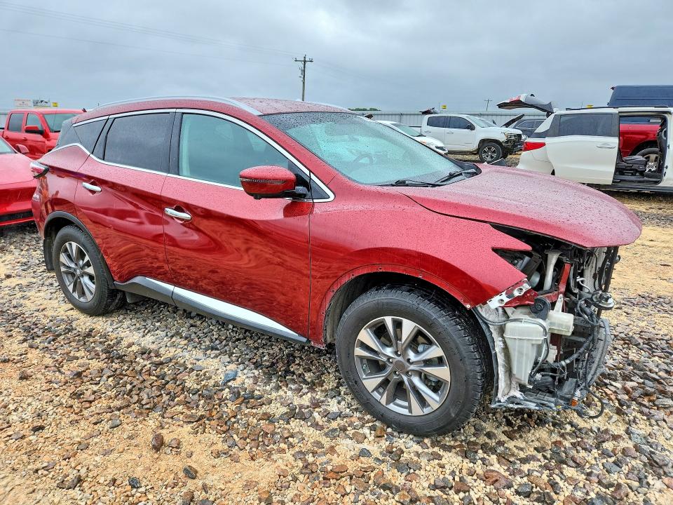 2017 Nissan Murano VIN 5N1AZ2MH0HN172478 COPART salvage auction — FRONT END, Mo - Salvage Certificate Of Title, sold $2,700 on 2026-07-22 (photo 4)