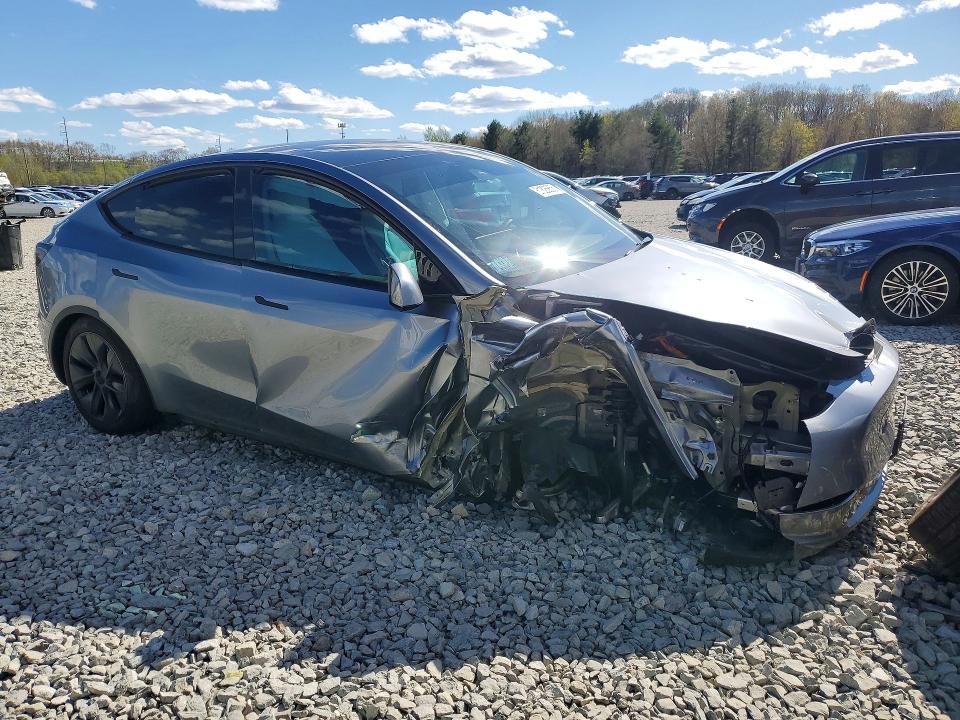 2025 Tesla VIN 7SAYGDEE1SA346024 COPART salvage auction — FRONT END, Ma - Cert Of Title-Salvage, sold $8,300 on 2026-07-29 (photo 4)