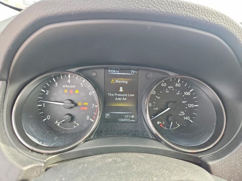 2017 Nissan Rogue sport VIN KNMAT2MT7HP553355 COPART salvage auction — FRONT END, TX - SALVAGE VEHICLE TITLE (P), sold $875 on 2026-07-16 (photo 9)