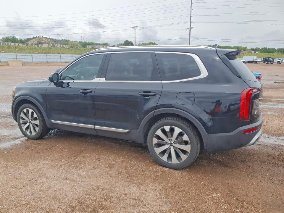 2022 Kia Telluride VIN 5XYP34HC6NG200751 COPART salvage auction — HAIL, Co - Certificate Of Title, sold $275 on 2026-07-13 (photo 2)
