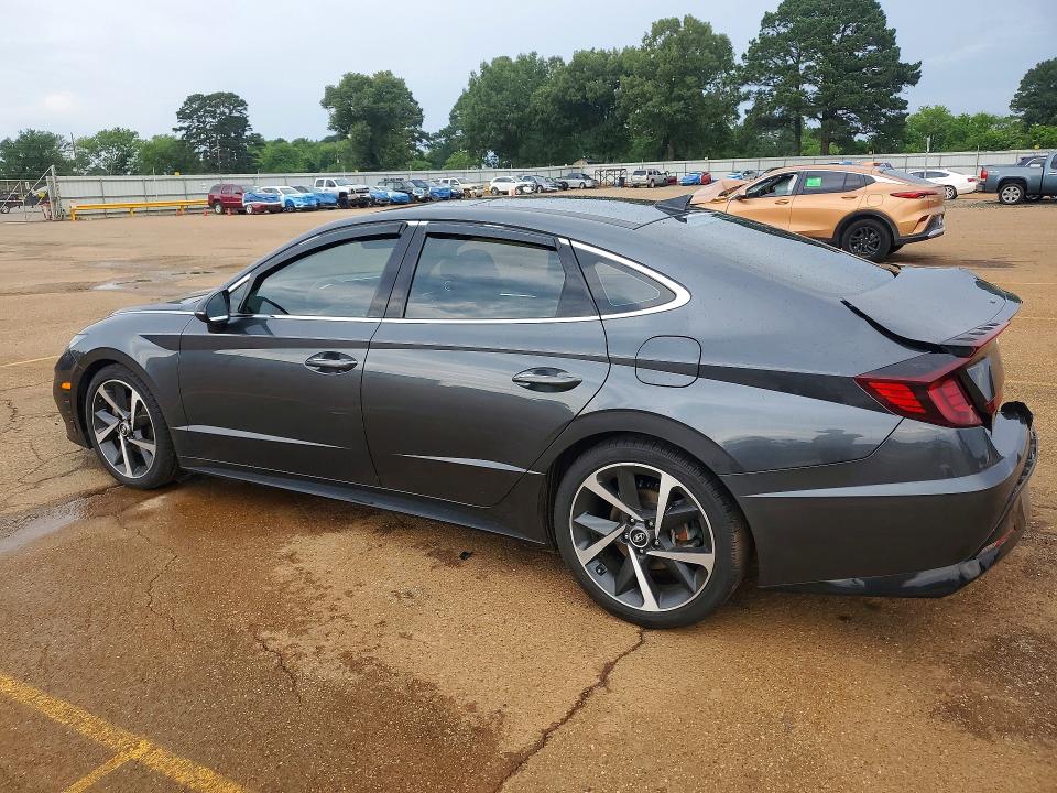 2023 Hyundai Sonata VIN KMHL44J21PA310425 COPART salvage auction — REAR END, Tx - Salvage Vehicle Title, sold $5,300 on 2026-07-27 (photo 2)