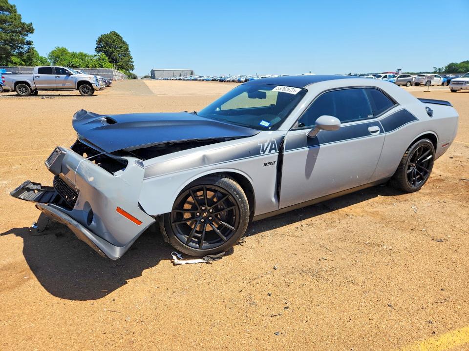 2021 Dodge Challenger VIN 2C3CDZFJ5MH672471 COPART salvage auction — FRONT END, Tx - Salvage Vehicle Title, sold $12,300 on 2026-07-13 (photo 1)