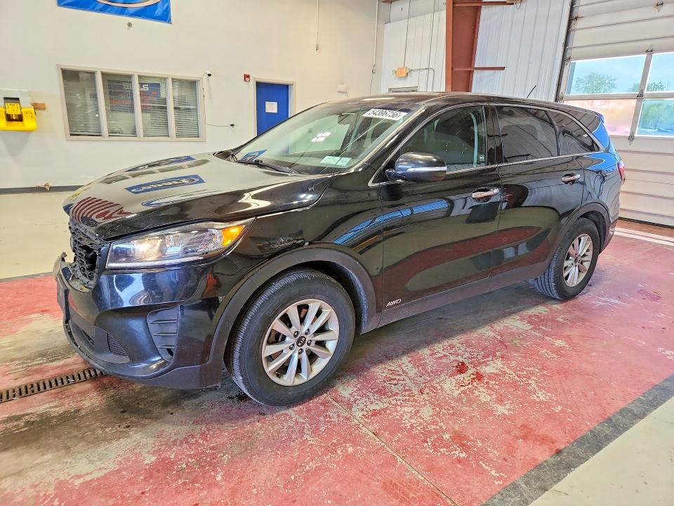 2019 Kia Sorento VIN 5XYPGDA30KG574606 COPART salvage auction — FRONT END, Ny - Mv907A W/Unsatisfied Lien, sold $1,250 on 2026-07-27 (photo 1)