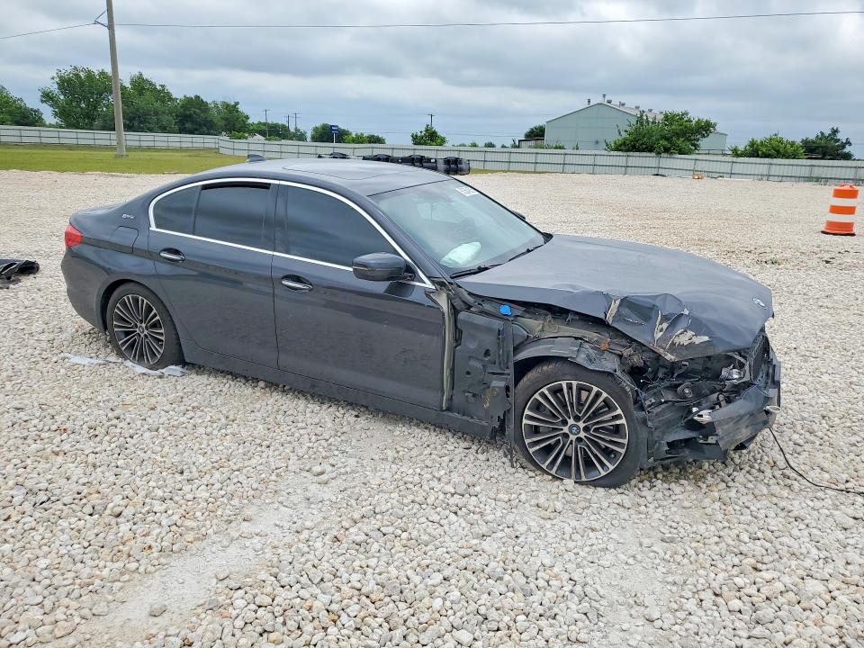 2018 BMW 5 series VIN WBAJA9C59JB252880 COPART salvage auction — FRONT END, Tx - Salvage Vehicle Title, sold $4,550 on 2026-07-16 (photo 4)