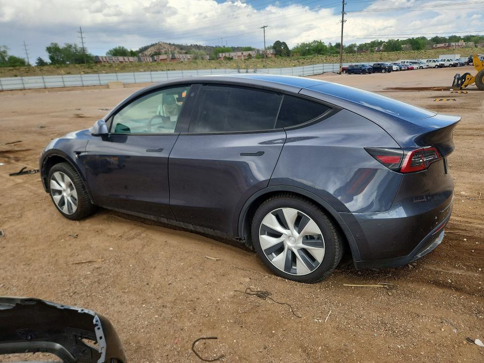 2021 Tesla VIN 5YJYGAEE9MF192549 COPART salvage auction — UNDERCARRIAGE, CO - SALVAGE TITLE, sold $275 on 2026-07-27 (photo 2)
