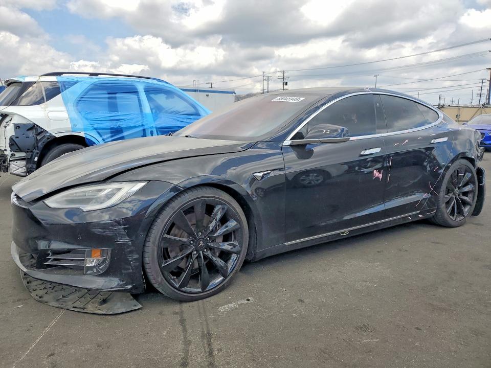 2018 Tesla Model s VIN 5YJSA1E23JF276987 COPART salvage auction — REAR END, Ca - Salvage Certificate, sold $6,300 on 2026-07-08 (photo 1)