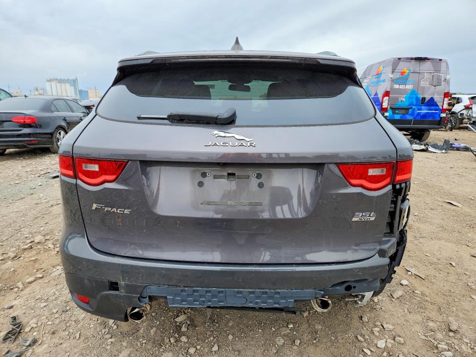 2017 Jaguar F-pace VIN SADCK2BV3HA897840 COPART salvage auction — REAR END, Il - Salvage Certificate, sold $4,200 on 2026-07-17 (photo 6)