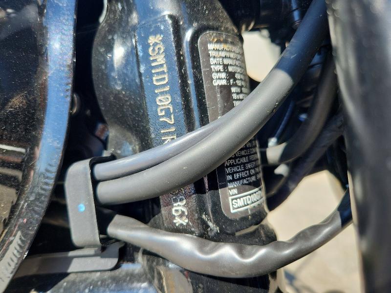 2024 Triumph motorcycle Bonneville VIN SMTD10G71RTBS5686 COPART salvage auction — SIDE, VA - CERT OF TITLE - SALVAGE, sold $1,850 on 2026-07-09 (photo 9)