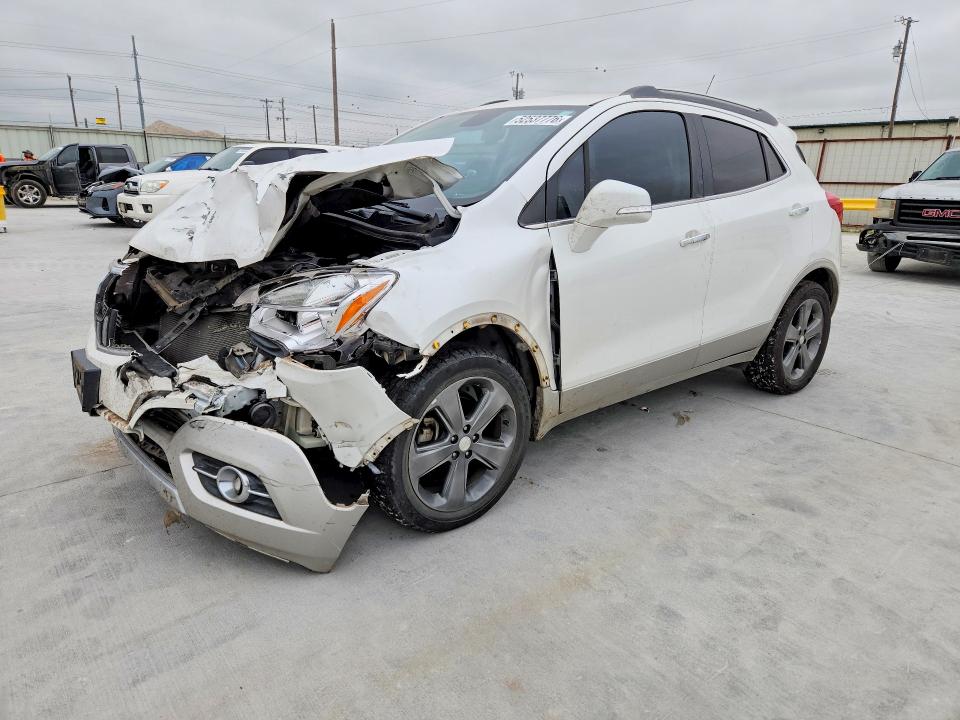 2014 Buick Encore VIN KL4CJBSB4EB736434 COPART salvage auction — FRONT END, Tx - Salvage Vehicle Title, sold $999 on 2026-07-08 (photo 1)