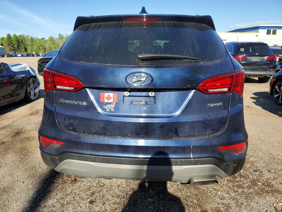 2018 Hyundai Santa fe VIN 5XYZU3LB8JG558488 COPART salvage auction — FRONT END, On - Permit Salvage, sold $350 on 2026-07-23 (photo 6)