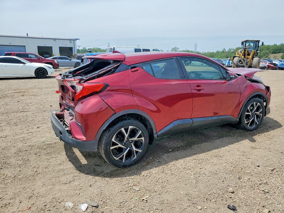 2018 Toyota C-hr VIN NMTKHMBX5JR041434 COPART salvage auction — REAR END, Il - Salvage Certificate, sold $3,650 on 2026-07-03 (photo 3)