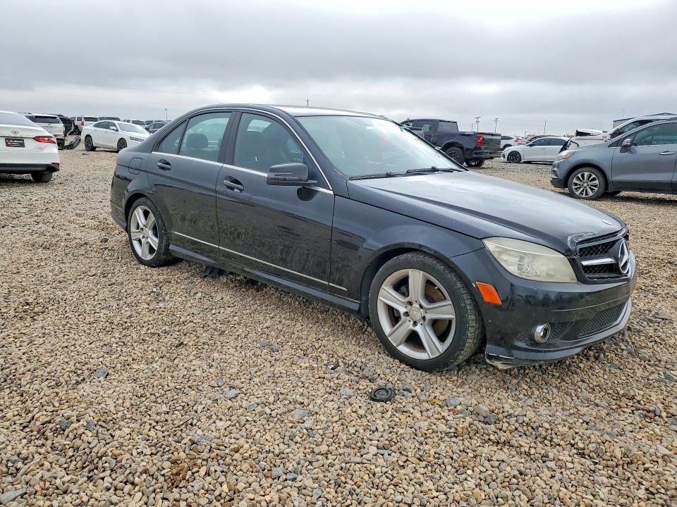2010 Mercedes-benz C-klasse VIN WDDGF5EB9AR130365 COPART salvage auction — VANDALISM, Tx - Salvage Vehicle Title, sold $325 on 2026-08-04 (photo 4)