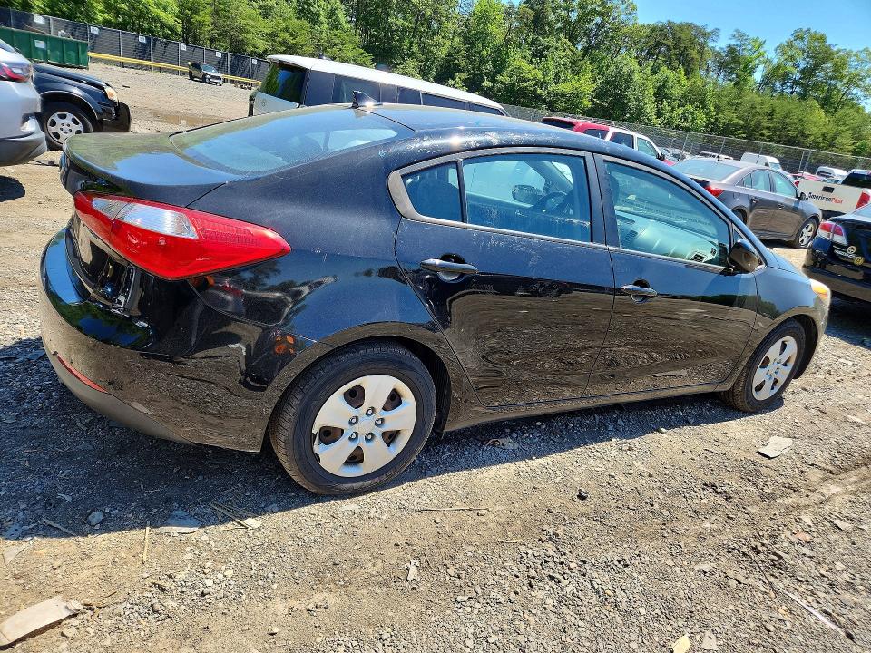 2016 Kia VIN KNAFK4A64G5537821 COPART salvage auction — VANDALISM, Va - Certificate Of Title, sold $1,750 on 2026-07-07 (photo 3)