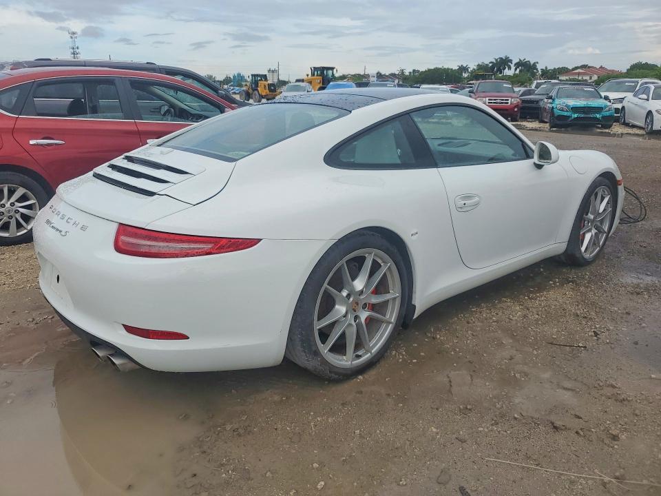 2013 Porsche 911 VIN WP0AB2A98DS123143 COPART salvage auction — WATER/FLOOD, Tn - Non-Repairable Certificate, sold $30,000 on 2026-07-10 (photo 3)