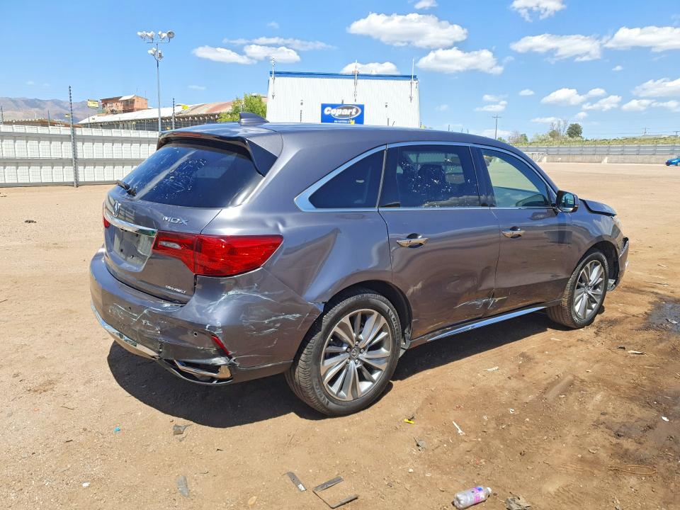 2017 Acura Mdx VIN 5FRYD4H5XHB025286 COPART salvage auction — FRONT END, Co - Salvage Title, sold $2,750 on 2026-07-29 (photo 3)