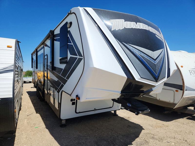 2019 Grand design Momentum VIN 573FM4538K1113290 COPART salvage auction — SIDE, ID - SALVAGE CERTIFICATE OF TITLE, sold $4,200 on 2026-07-23 (photo 1)