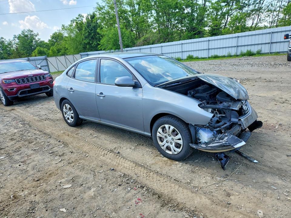 2010 Hyundai Elantra VIN KMHDU4AD7AU182249 COPART salvage auction — FRONT END, Nj - Cert Of Title-Salvage, sold $225 on 2026-07-22 (photo 4)
