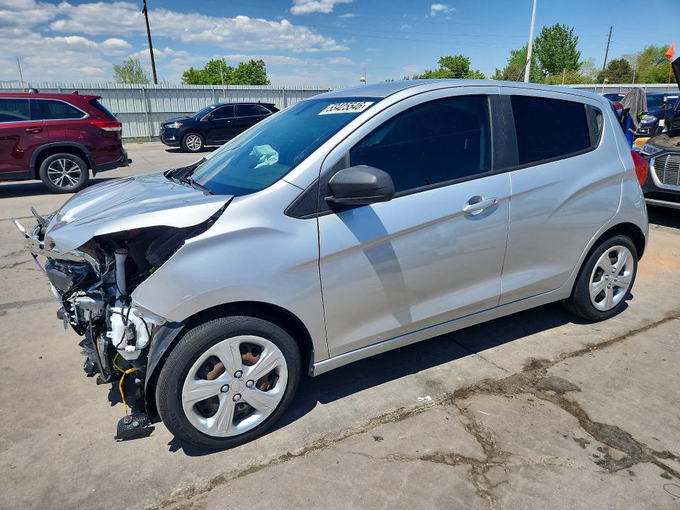 2022 Chevrolet Spark VIN KL8CB6SA8NC025873 COPART salvage auction — FRONT END, Az - Cert Of Title - Salvage, sold $600 on 2026-07-08 (photo 1)