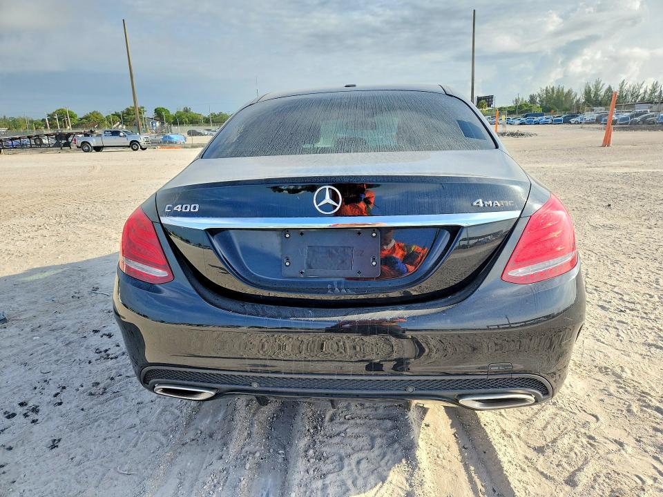 2015 Mercedes-benz C class VIN 55SWF6GB6FU032379 COPART salvage auction — MINOR DENT/SCRATCHES, FL - CERTIFICATE OF TITLE, sold $10,900 on 2026-07-23 (photo 6)
