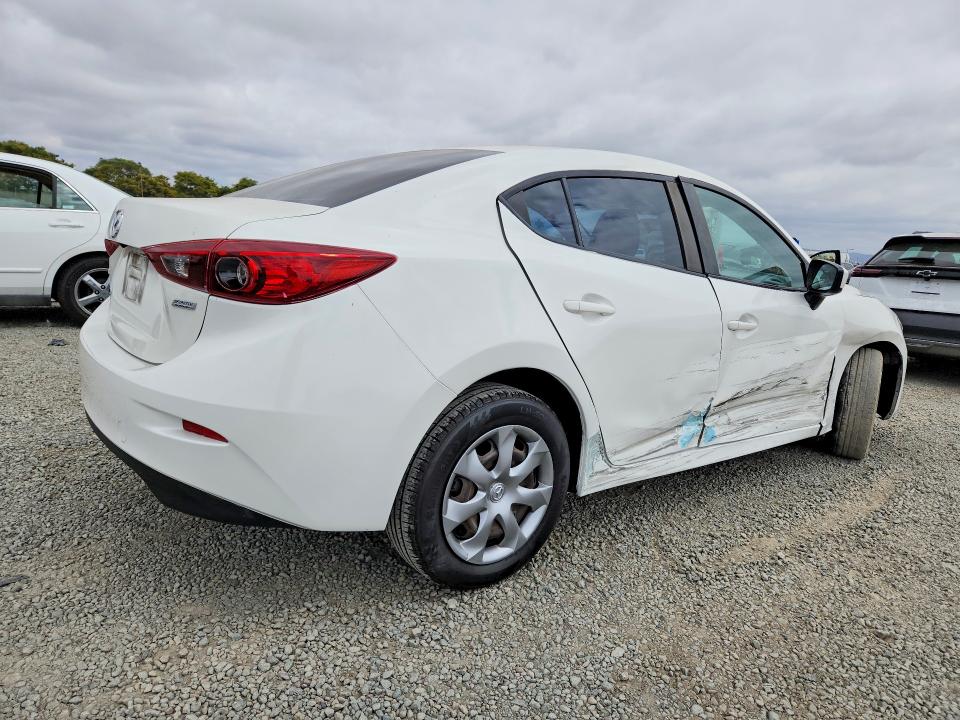 2016 Mazda 3 VIN JM1BM1T76G1280622 COPART salvage auction — SIDE, Ca - Salvage Certificate, sold $2,050 on 2026-07-14 (photo 3)