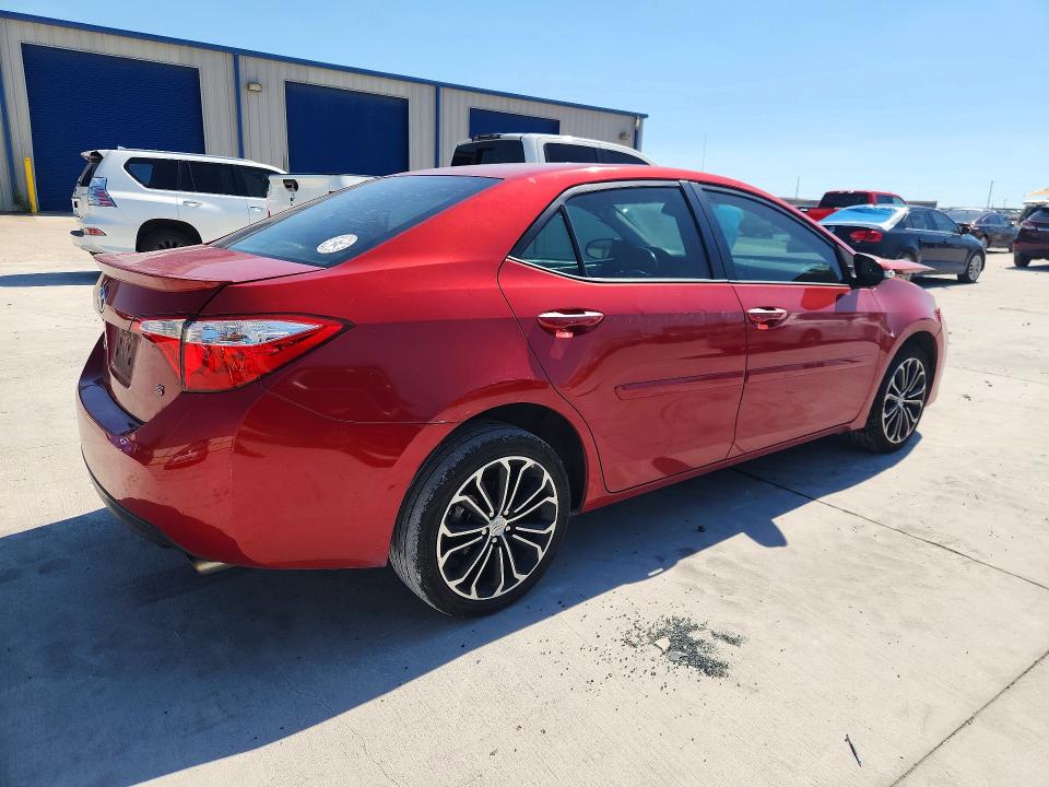 2016 Toyota Corolla VIN 5YFBURHE7GP467692 COPART salvage auction — FRONT END, Tx - Certificate Of Title, sold $175 on 2026-07-31 (photo 3)