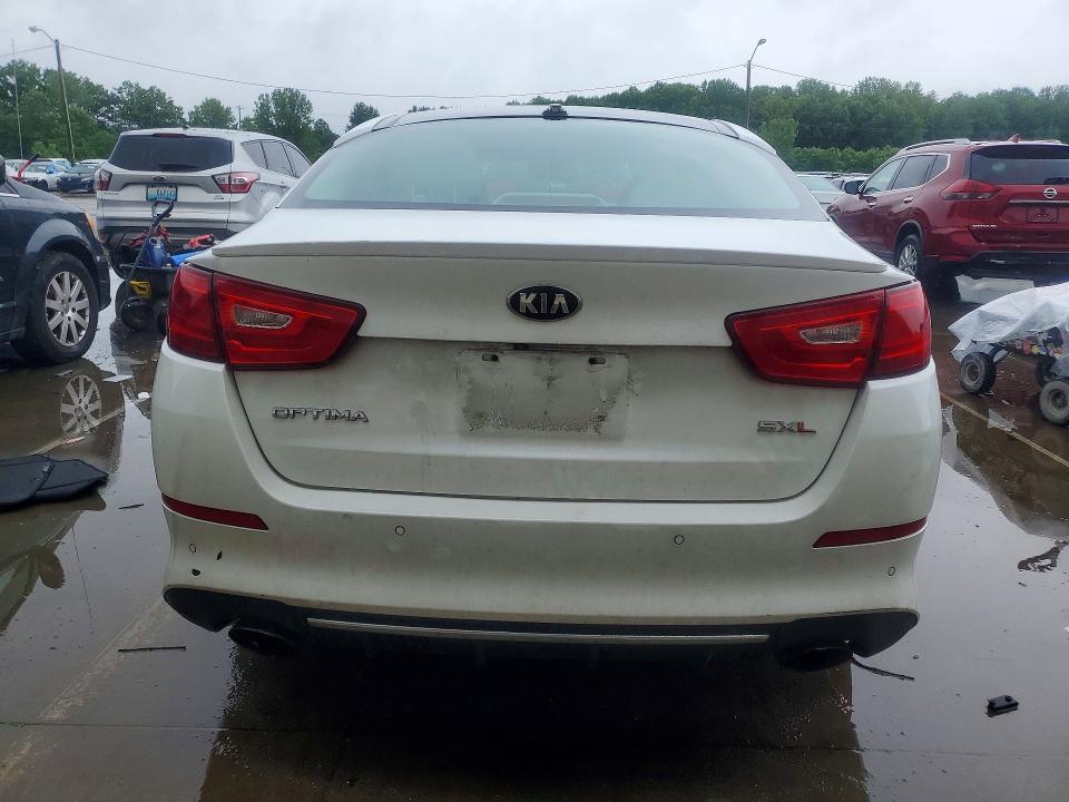 2015 Kia Optima VIN 5XXGR4A60FG427815 COPART salvage auction — FRONT END, Oh - Certificate Of Title, sold $1,350 on 2026-07-16 (photo 6)