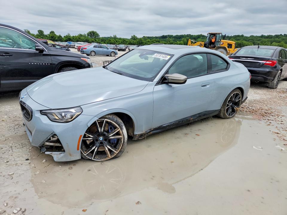 2024 BMW M2 VIN 3MW53CM01R8E51544 COPART salvage auction — FRONT END, Il - Salvage Certificate, sold $22,800 on 2026-07-06 (photo 1)