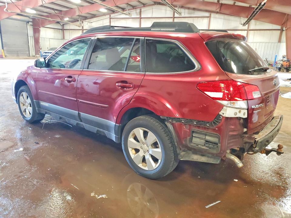 2011 Subaru Outback VIN 4S4BRBBC2B3446133 COPART salvage auction — REAR END, Pa - Cert Of Title (P), sold $750 on 2026-07-08 (photo 2)