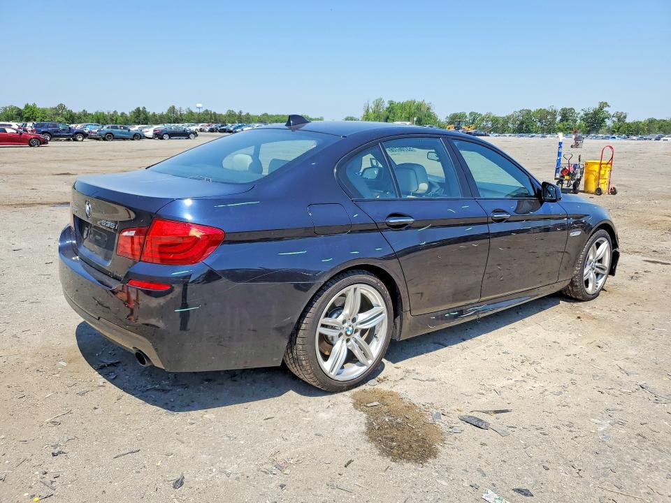 2013 BMW 5er VIN WBAFU7C50DDU67929 COPART salvage auction — FRONT END, Id - Salvage Certificate Of Title, sold $2,450 on 2026-07-15 (photo 3)