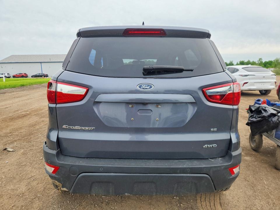 2019 Ford Ecosport VIN MAJ6S3GL8KC263298 COPART salvage auction — SIDE, Oh - Cert Of Title-Salvage, sold $1,700 on 2026-07-09 (photo 6)