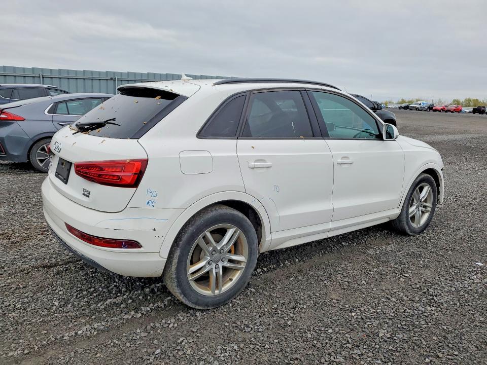 2017 Audi Q3 VIN WA1ECCFS8HR014060 COPART salvage auction — FRONT END, QC - GRAVEMENT ACCIDENTE, sold $3,250 on 2026-07-02 (photo 3)