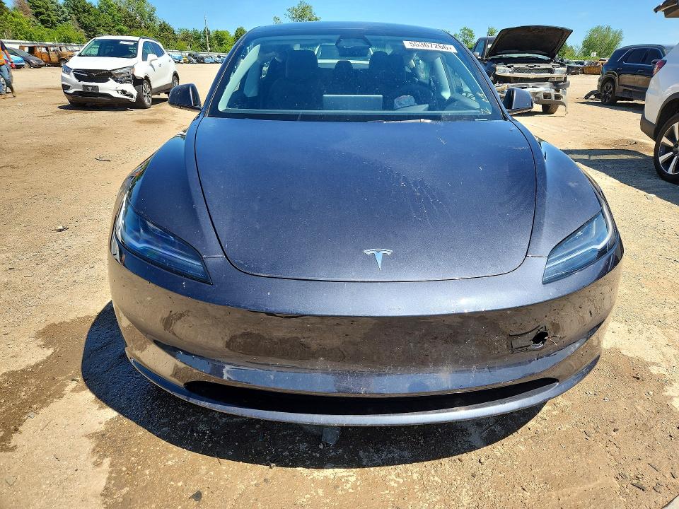 2024 Tesla Model 3 VIN 5YJ3E1EB9RF794722 COPART salvage auction — FRONT END, Il - Salvage Certificate, sold $6,700 on 2026-07-28 (photo 5)
