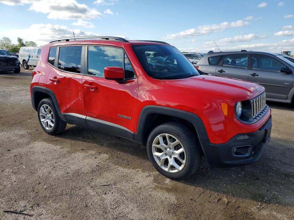 2018 Jeep Renegade VIN ZACCJBBB9JPJ45888 COPART salvage auction — SIDE, Il - Salvage Certificate, sold $3,100 on 2026-07-07 (photo 4)