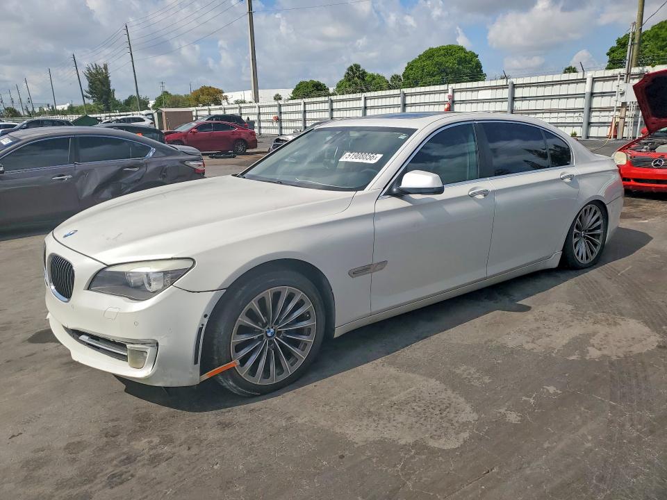 2012 BMW 7 series VIN WBAKB4C5XCC576017 COPART salvage auction — MECHANICAL, Fl - Cert Of Title-Rebuilt, sold $300 on 2026-07-08 (photo 1)