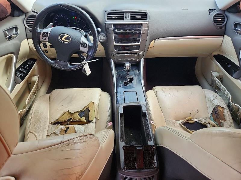 2012 Lexus Is 300 VIN JTHBF5C20C5167322 COPART salvage auction — NORMAL WEAR, Fl - Certificate Of Title, sold $800 on 2026-07-07 (photo 8)