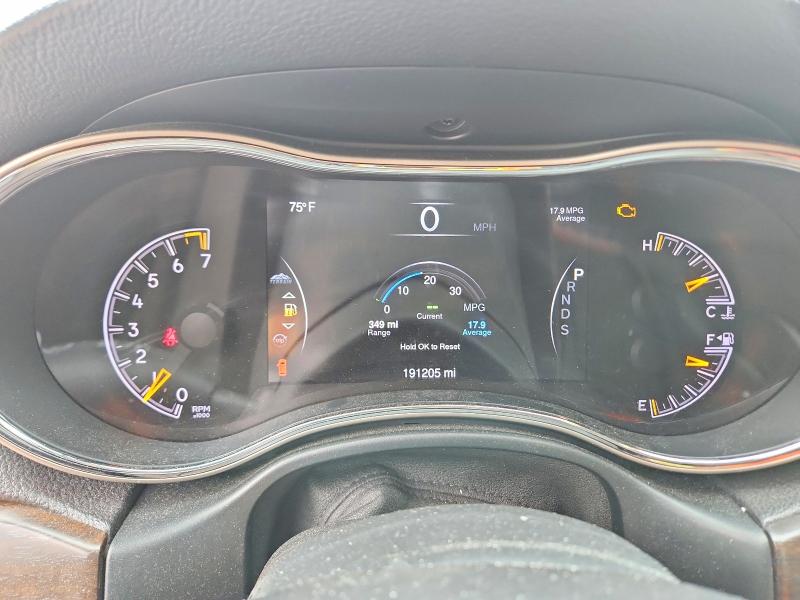 2014 Jeep Grand cherokee VIN 1C4RJFBG0EC411695 COPART salvage auction — HAIL, Ar - Cert Of Title-Salvage, sold $3,000 on 2026-07-09 (photo 9)