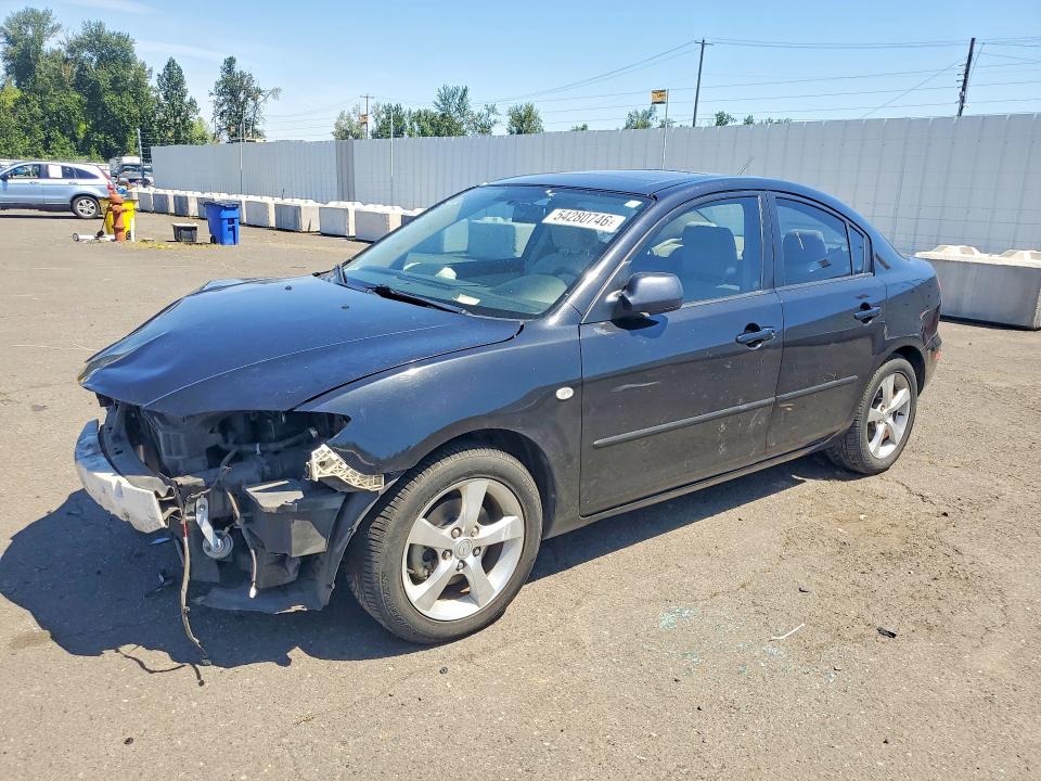 2004 Mazda 3 VIN JM1BK12F741111896 COPART salvage auction — FRONT END, Or - Salvage Title Certificate, sold $100 on 2026-07-15 (photo 1)
